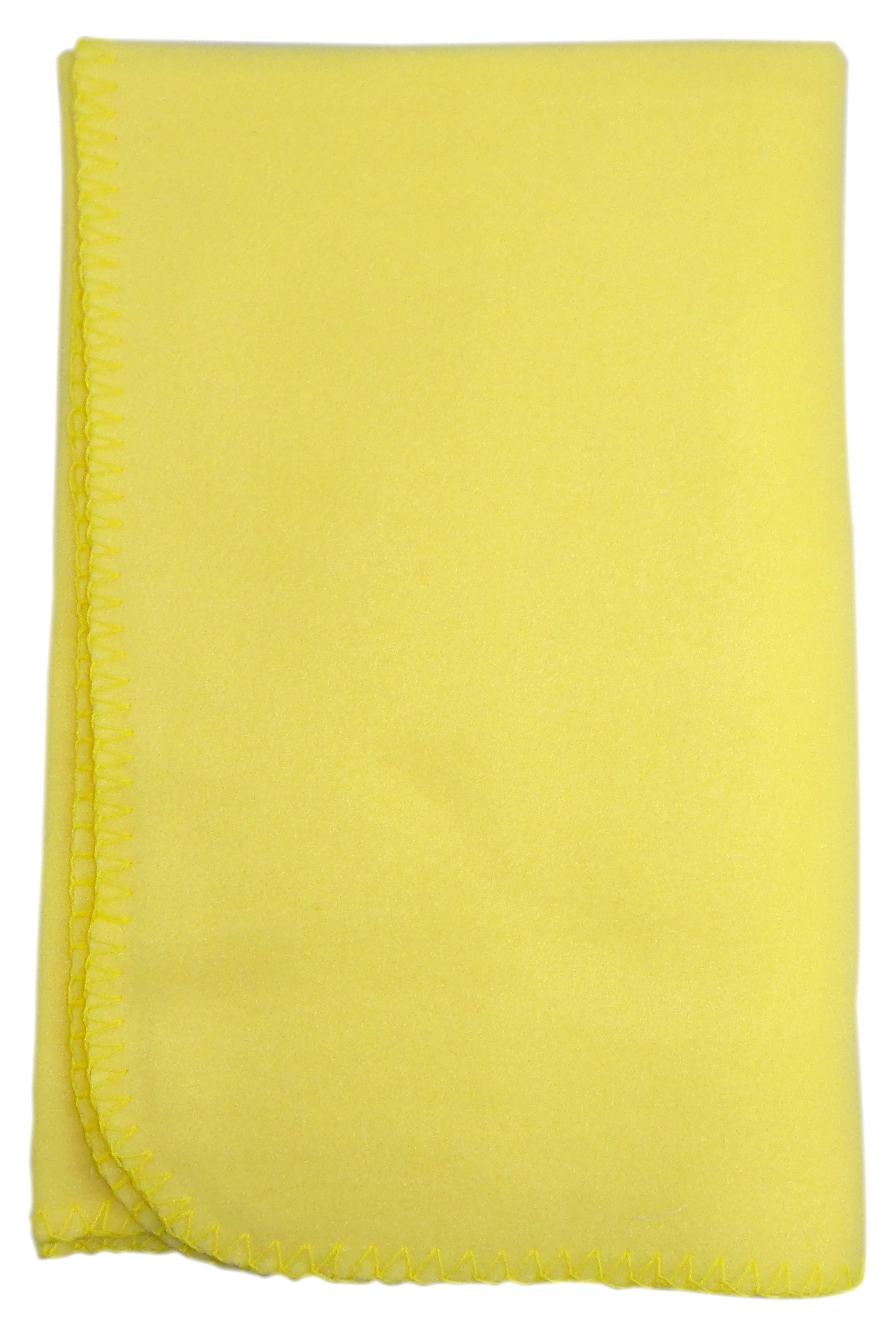 Bambini Blank Yellow Polarfleece Blanket