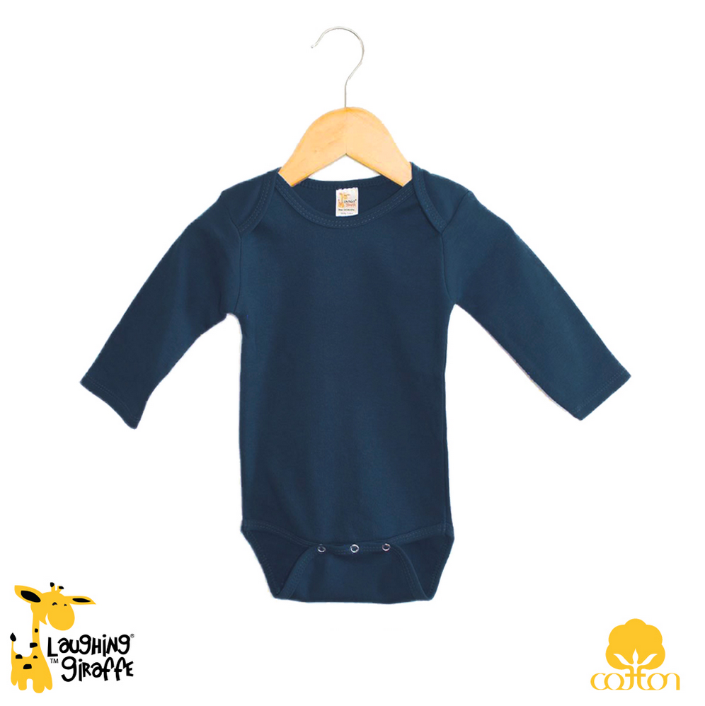 L/S Lap Shoulder Onezie (Color: Black, Size: 0-3M)