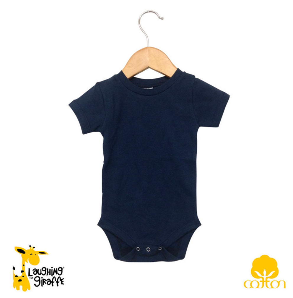 S/S Crew Neck Onezie (Color: Black, Size: 0-3M)