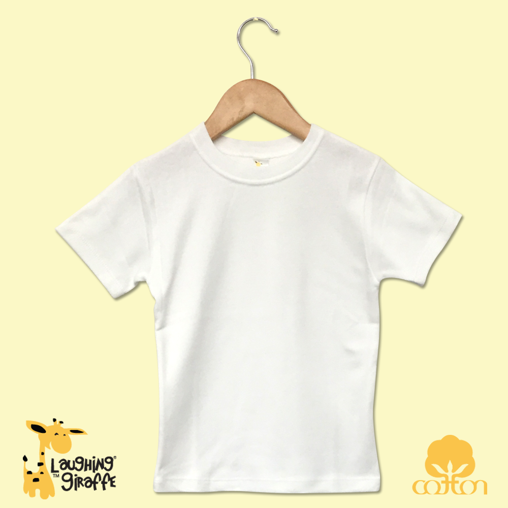 S/S Crew Neck Tee (Color: White, Size: 3-6M)