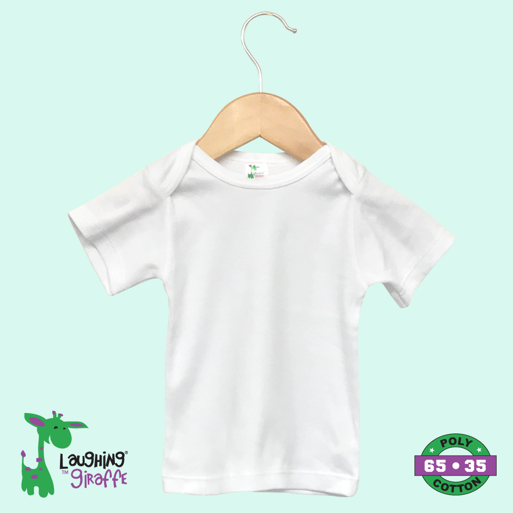 Short Sleeve Lap Tee (Color: White, Size: 3-6M)