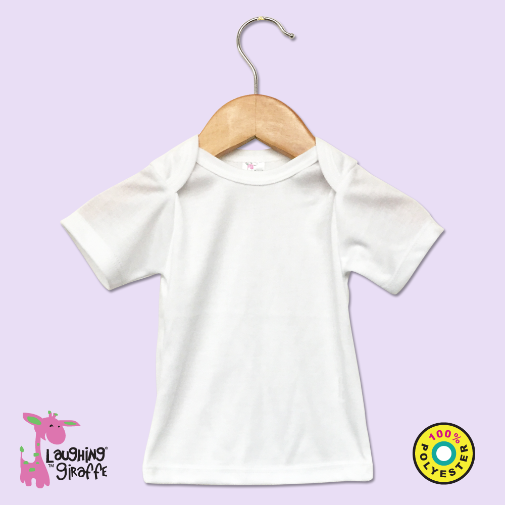 Short Sleeve Lap Tee (Color: White, Size: 6-12M)